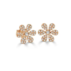 14k Gold & Diamond Stud Earrings - 0.20ct