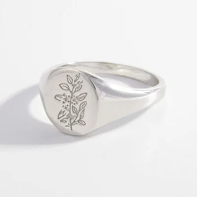 925 Sterling Silver Signet Ring