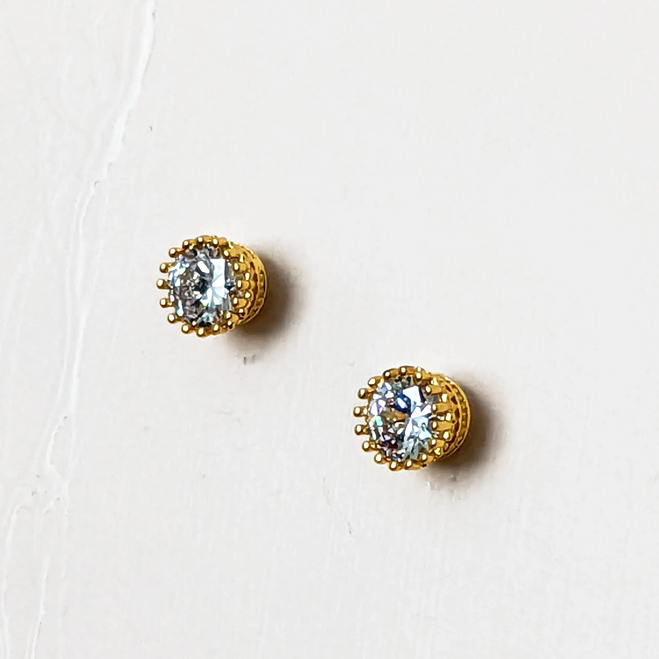 9mm Crystal Studs Lala