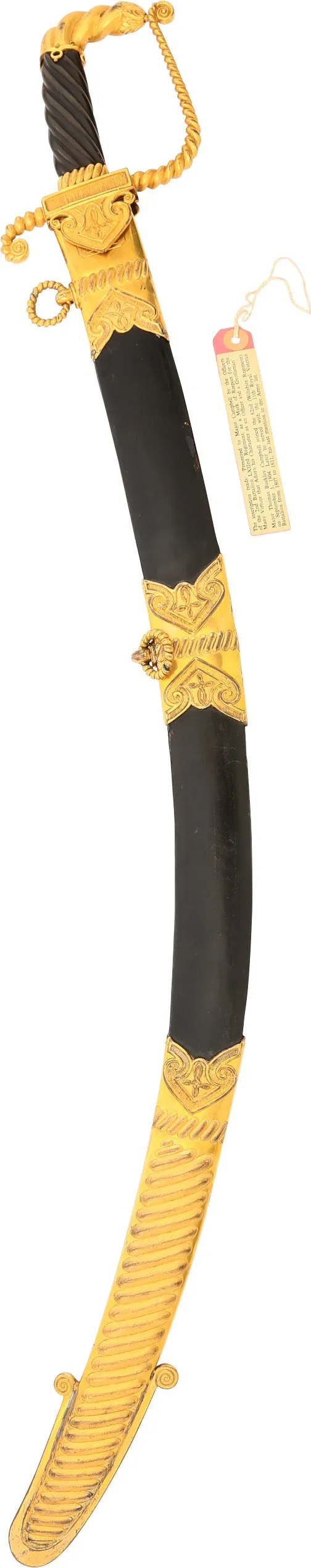 A FINE BRITISH OFFICER’S PRESENTATION SWORD OF THE NAPOLEONIC PERIOD