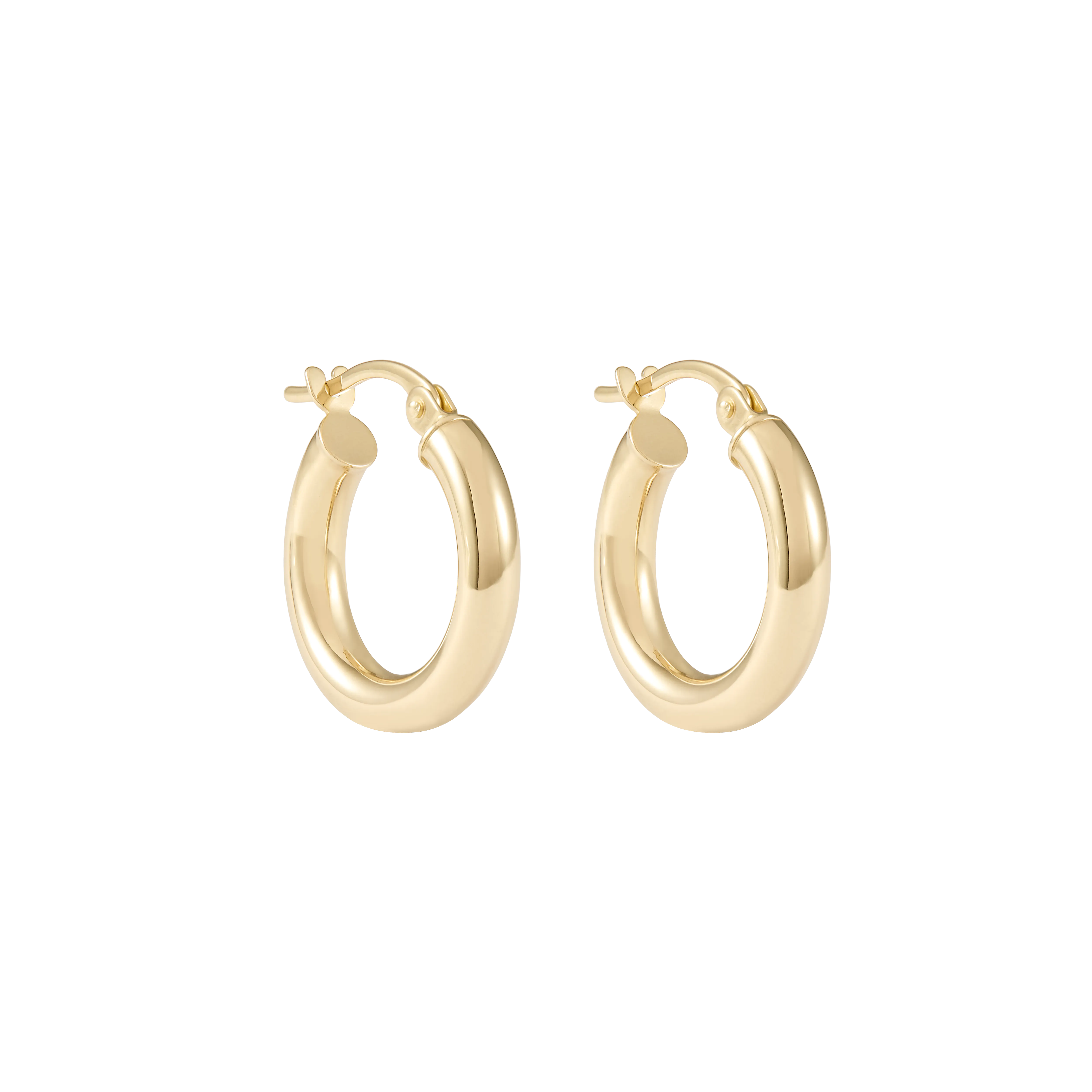 Ailiya Hoop Earrings 9k 13mm - Solid Gold