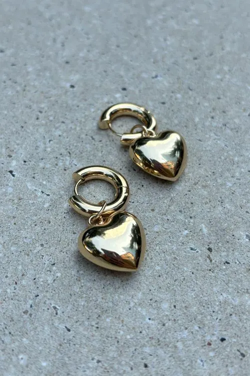 Alison Fern Juno Heart Earrings