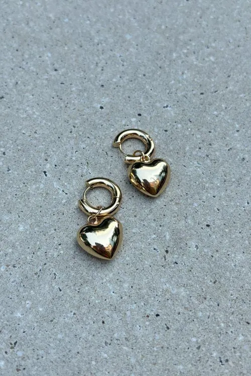 Alison Fern Juno Heart Earrings