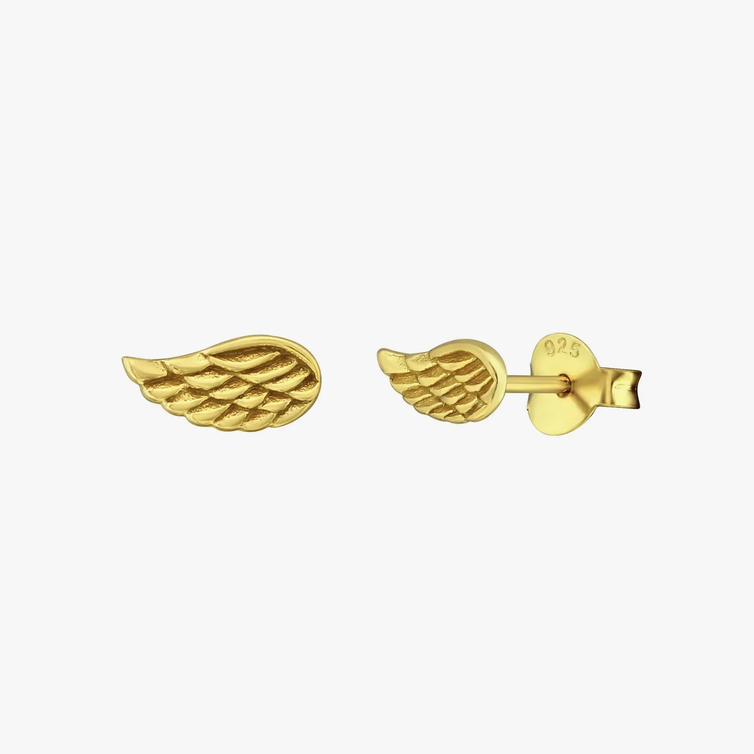 Angel Wing Stud Earrings