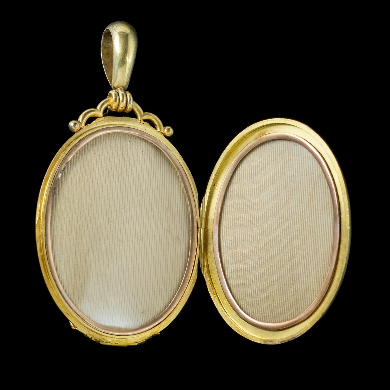 Antique Victorian Locket 15ct Gold Circa 1880