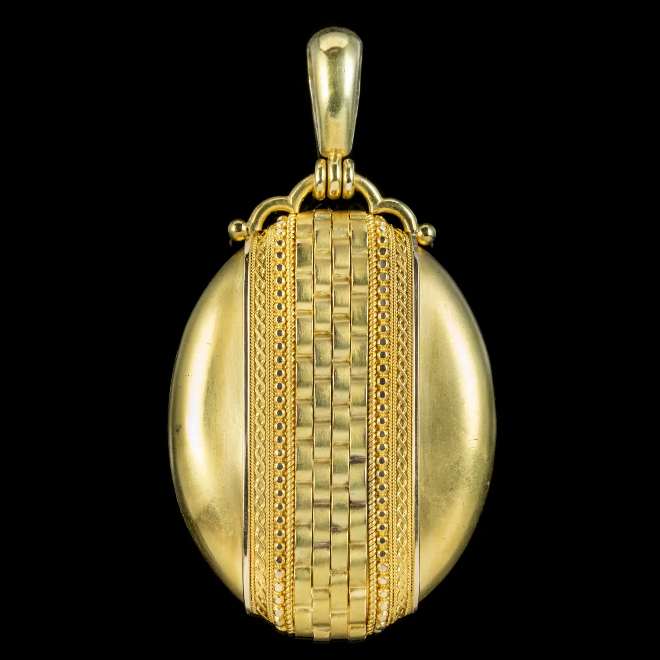 Antique Victorian Locket 15ct Gold Circa 1880