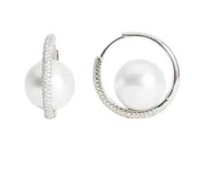 Australian pearl hoops