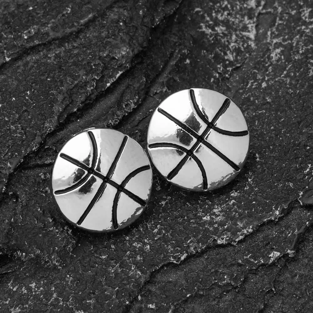 Basketball Stud Earrings