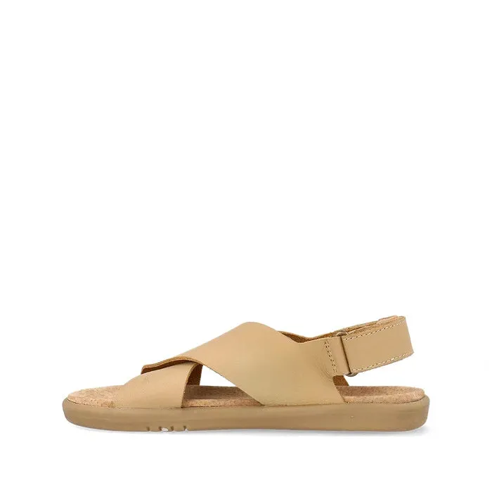 Bobux Kid  Plus Glide Parchment Beige Open Toe Sandal