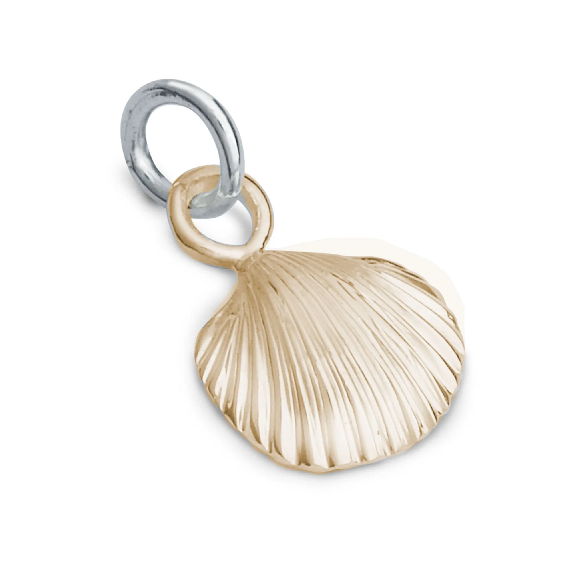 Clam Shell & Crab Gold Charm