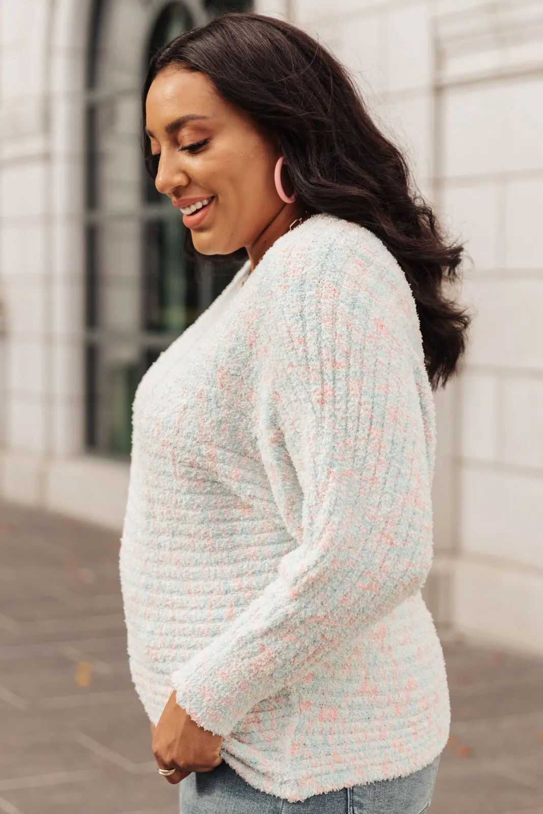 Cotton Candy Dream Sweater in Pink/Blue