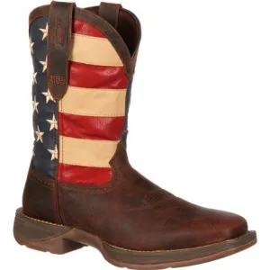 DURANGO MEN'S REBEL PATRIOTIC WESTERN FLAG BOOT #DB5554