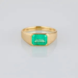 ER29-OOAK | 0.99 Carat One-of-a-Kind Emerald Ring