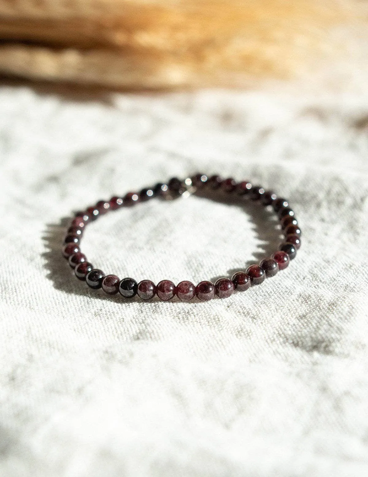 Garnet Mini Gemstone Bracelet