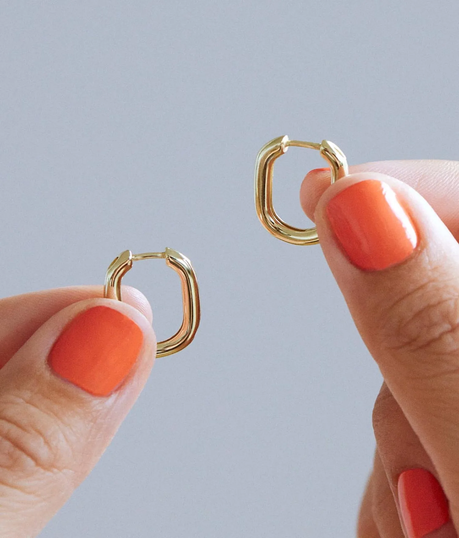 Gold Hoop Earrings - Rox Small