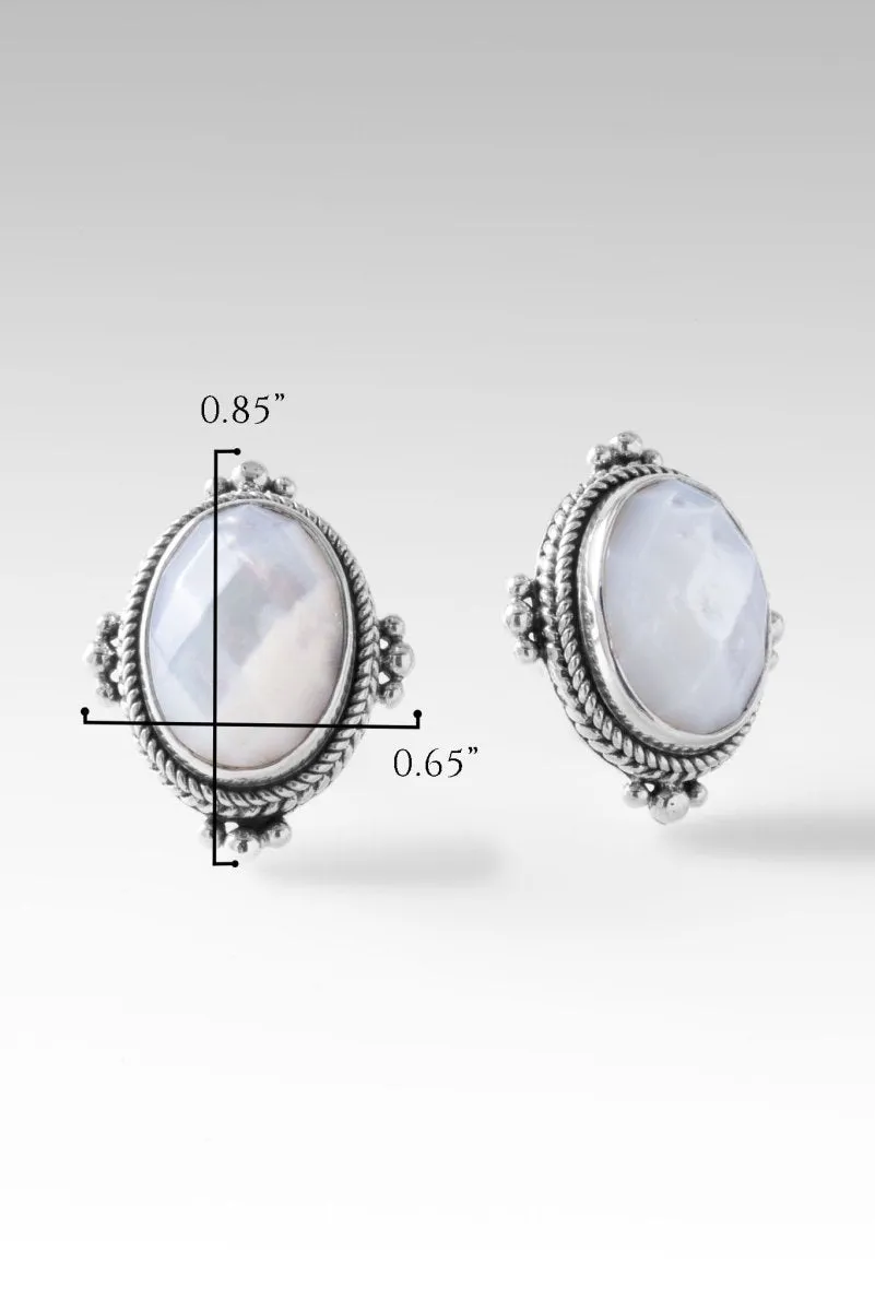 Guiding Light Earrings™ in White Mother of Pearl