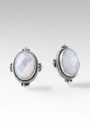 Guiding Light Earrings™ in White Mother of Pearl