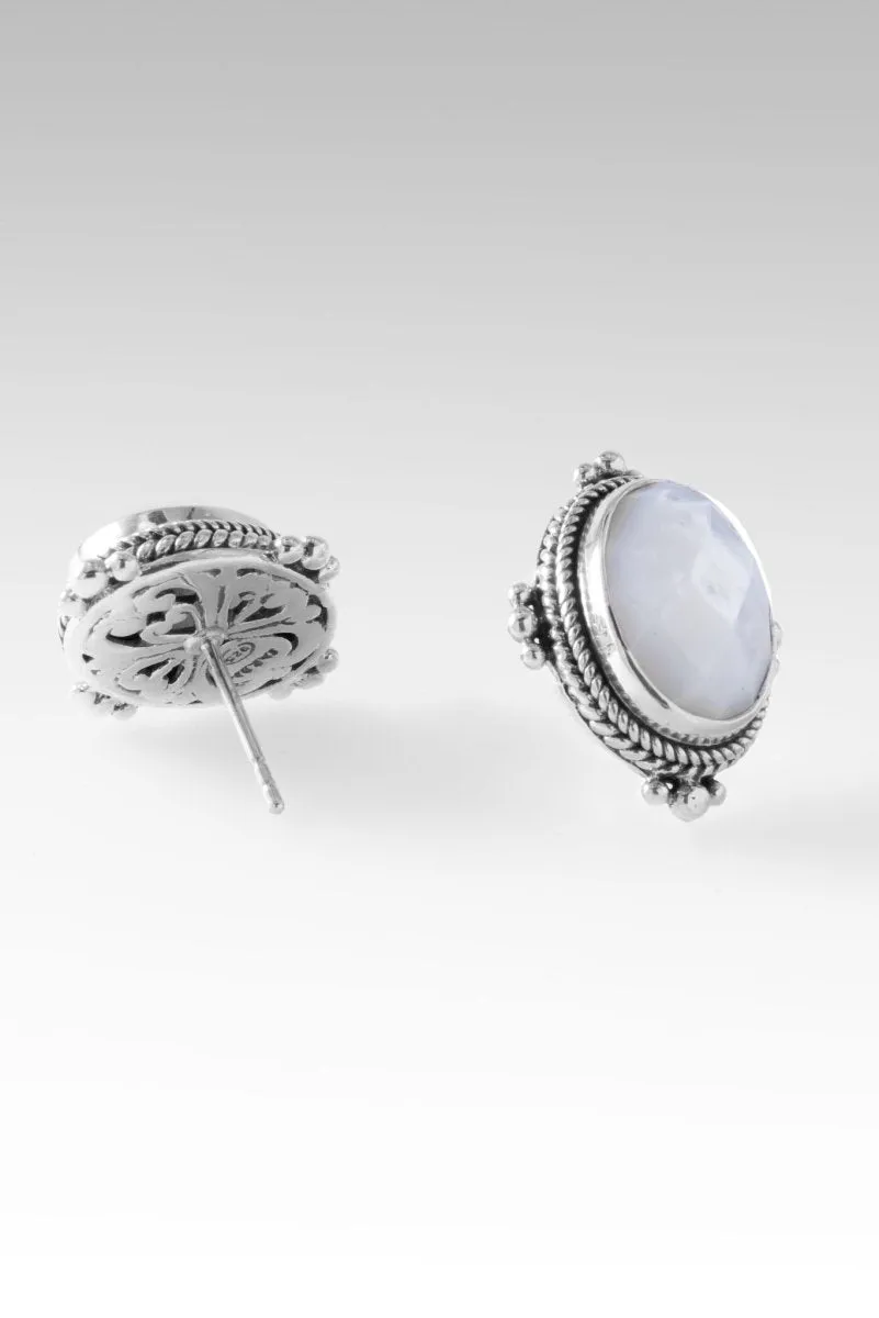 Guiding Light Earrings™ in White Mother of Pearl