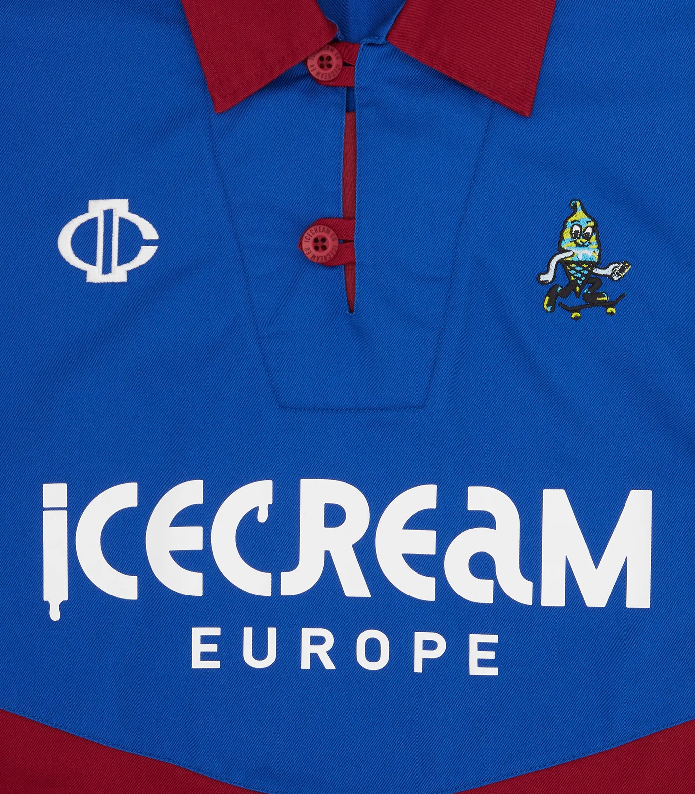 ICECREAM TRAINING TOP - BURGUNDY