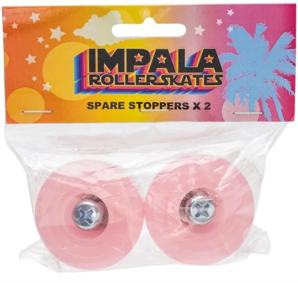 Impala - 2 Pack Stoppers - Red / Pink / Aqua / Holographic Glitter / Pastel Yellow / Rose Gold