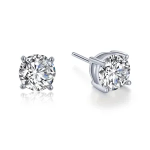 Lafonn Simulated Diamond 4.00ct Stud Earrings E0110CLP