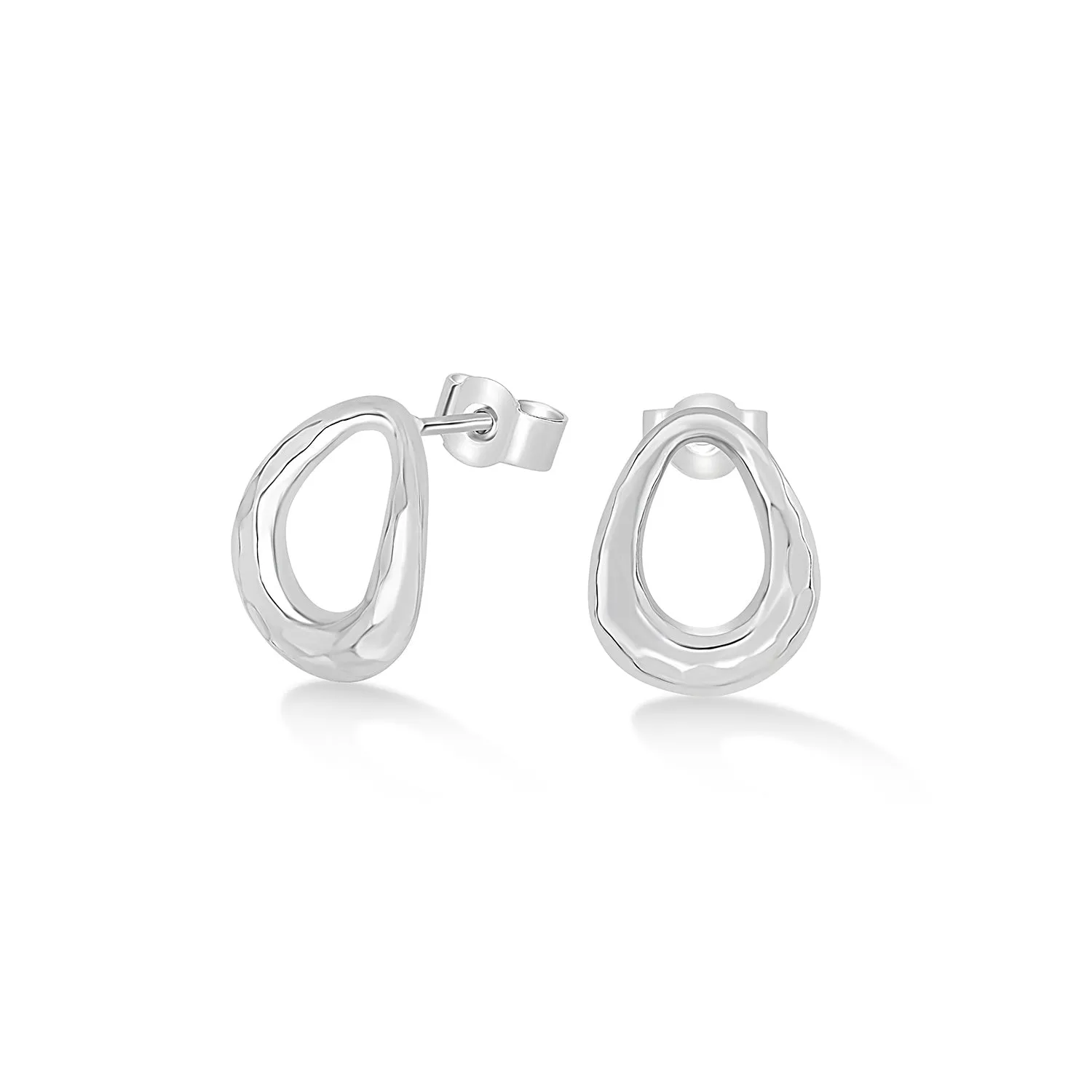 Large Entwined Oval Studs