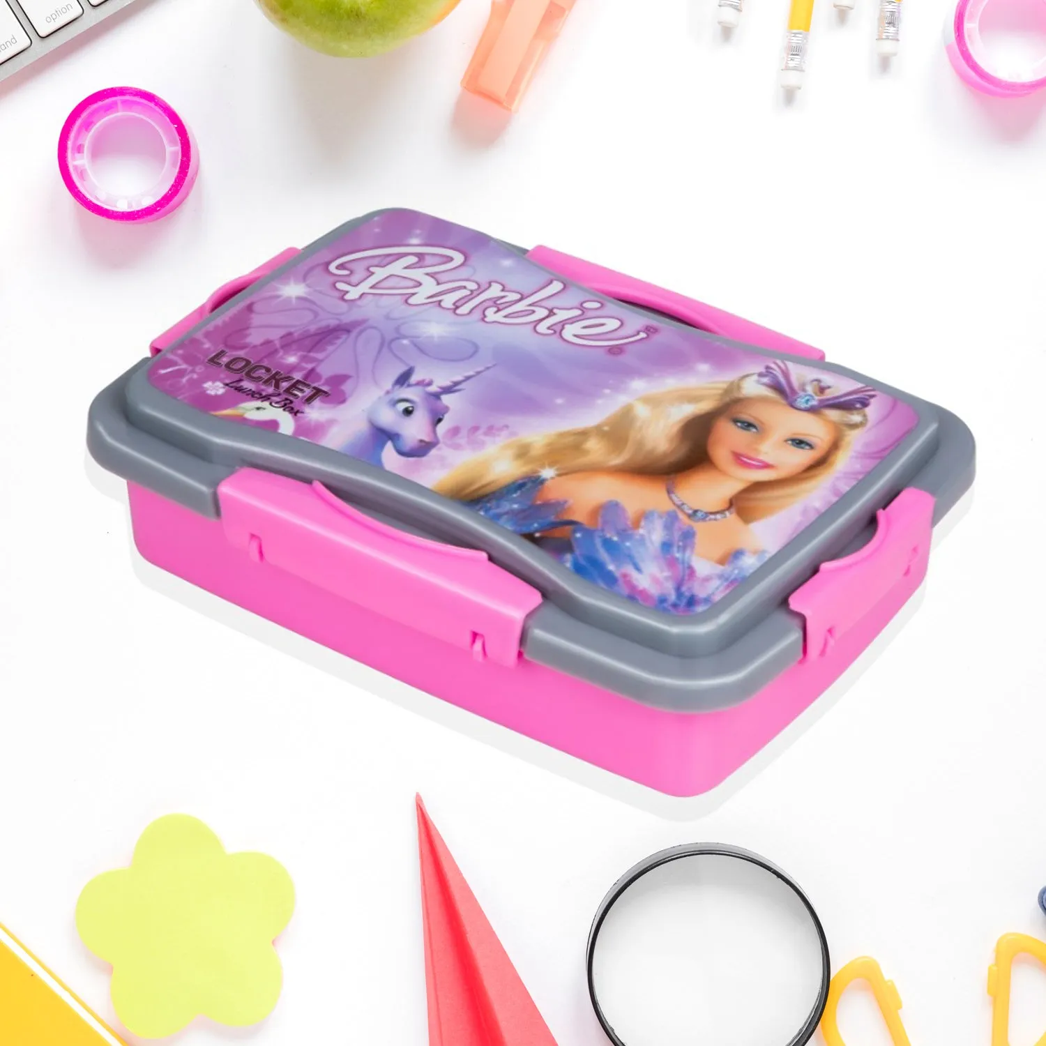 Locket Lunch Box Plastic High Quality Box For Kids School Customized Plastic Lunch Box for Girls & Boy