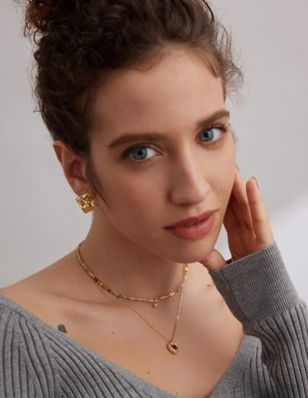 Maple and Ginkgo Leaf Silver Necklaces