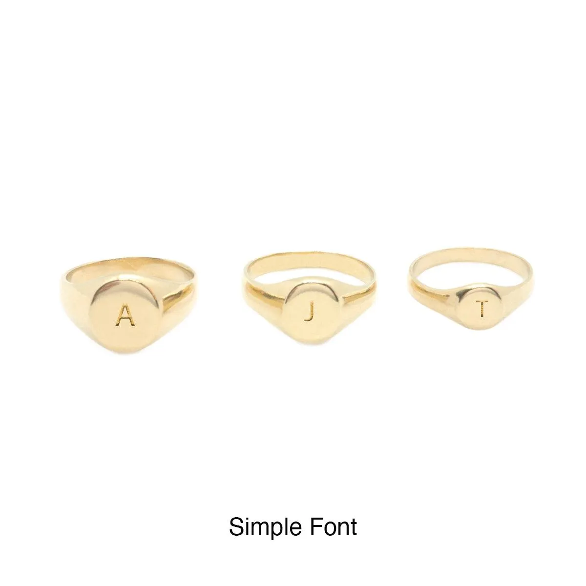 Mel Mini Signet Ring