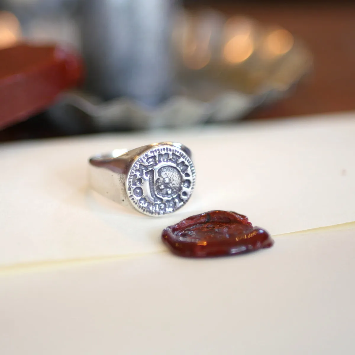 Memento Mori Signet Ring