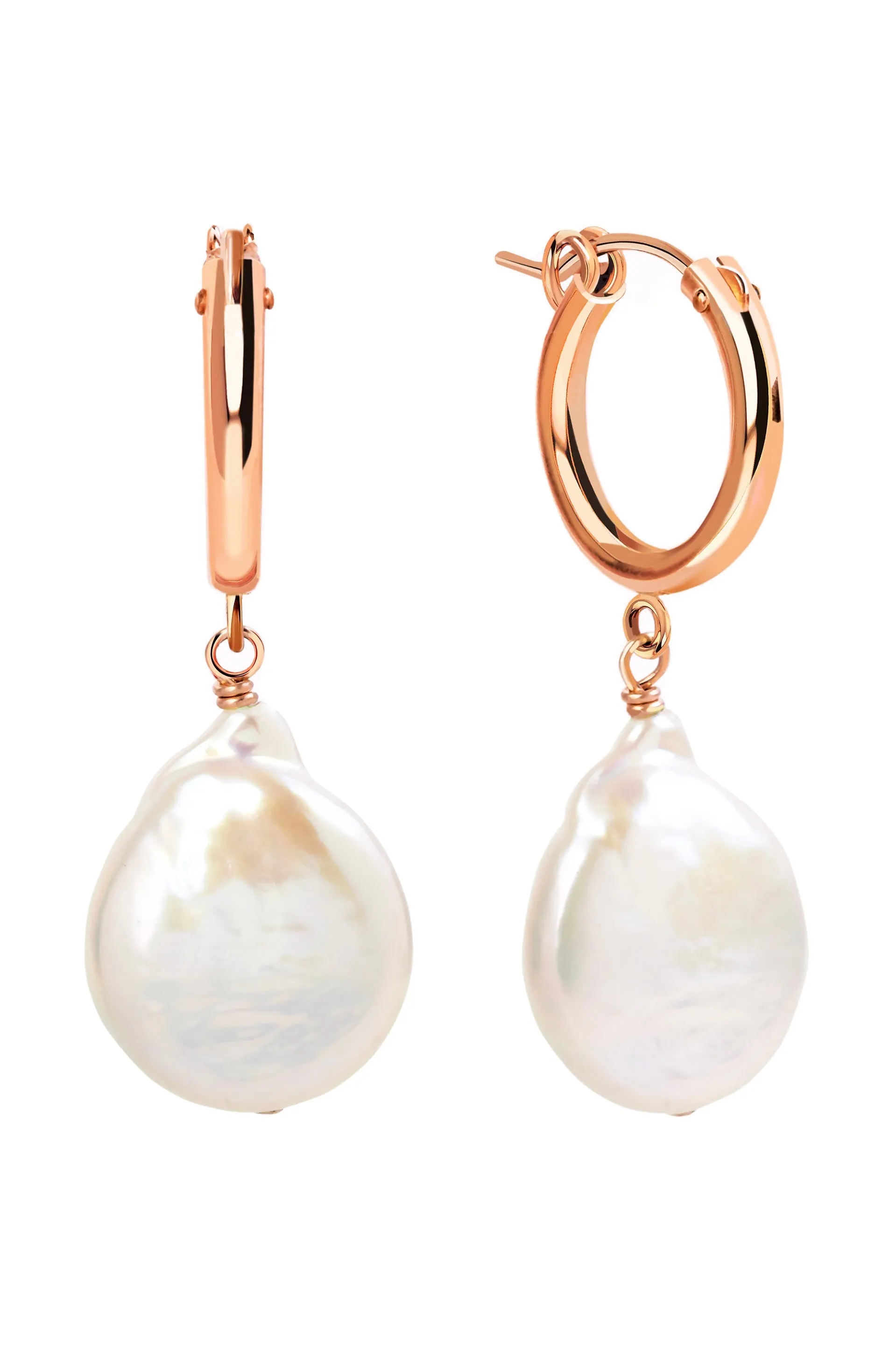 Moon Pearl Earrings