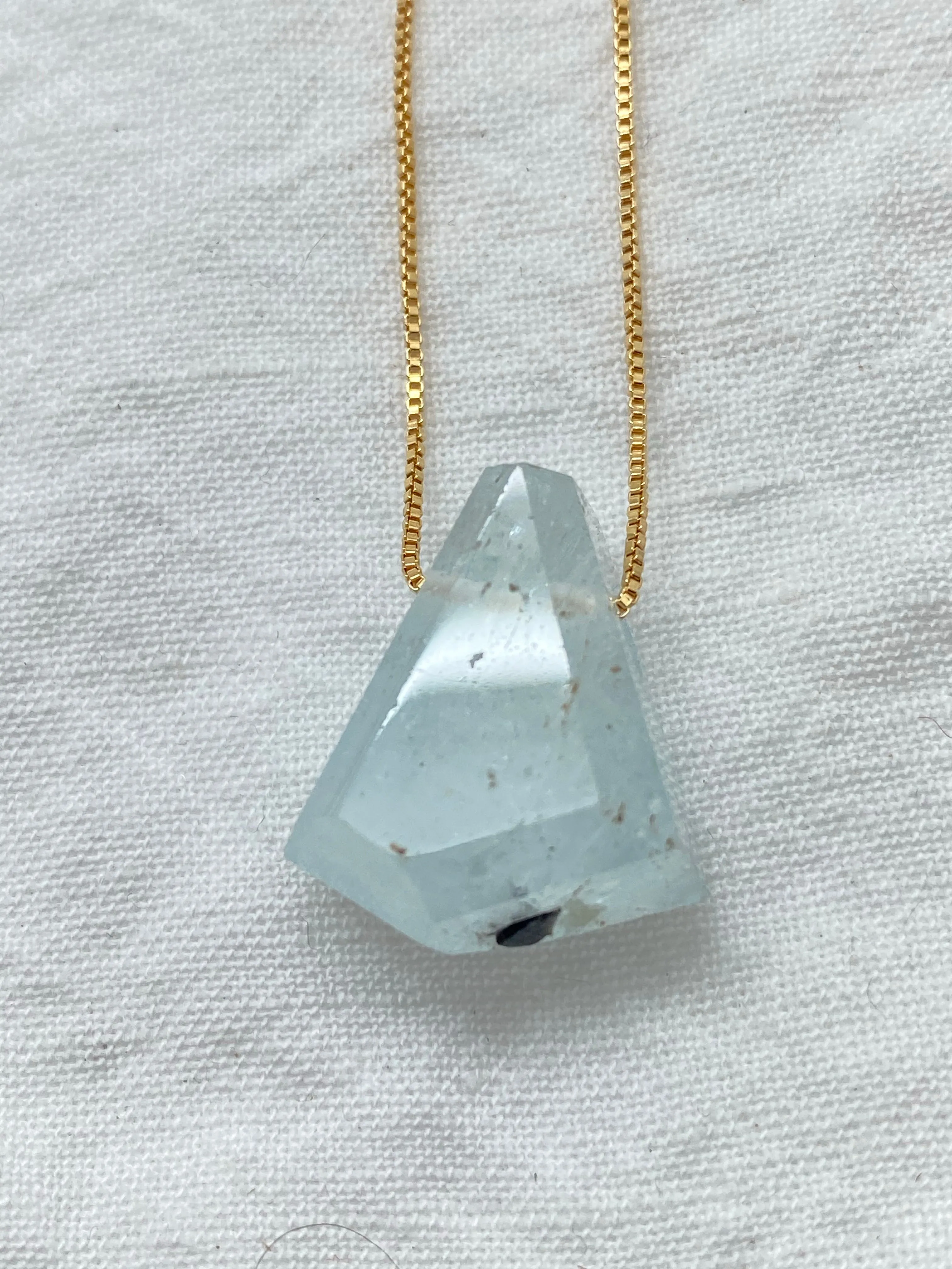 N gemstone Aquamarine