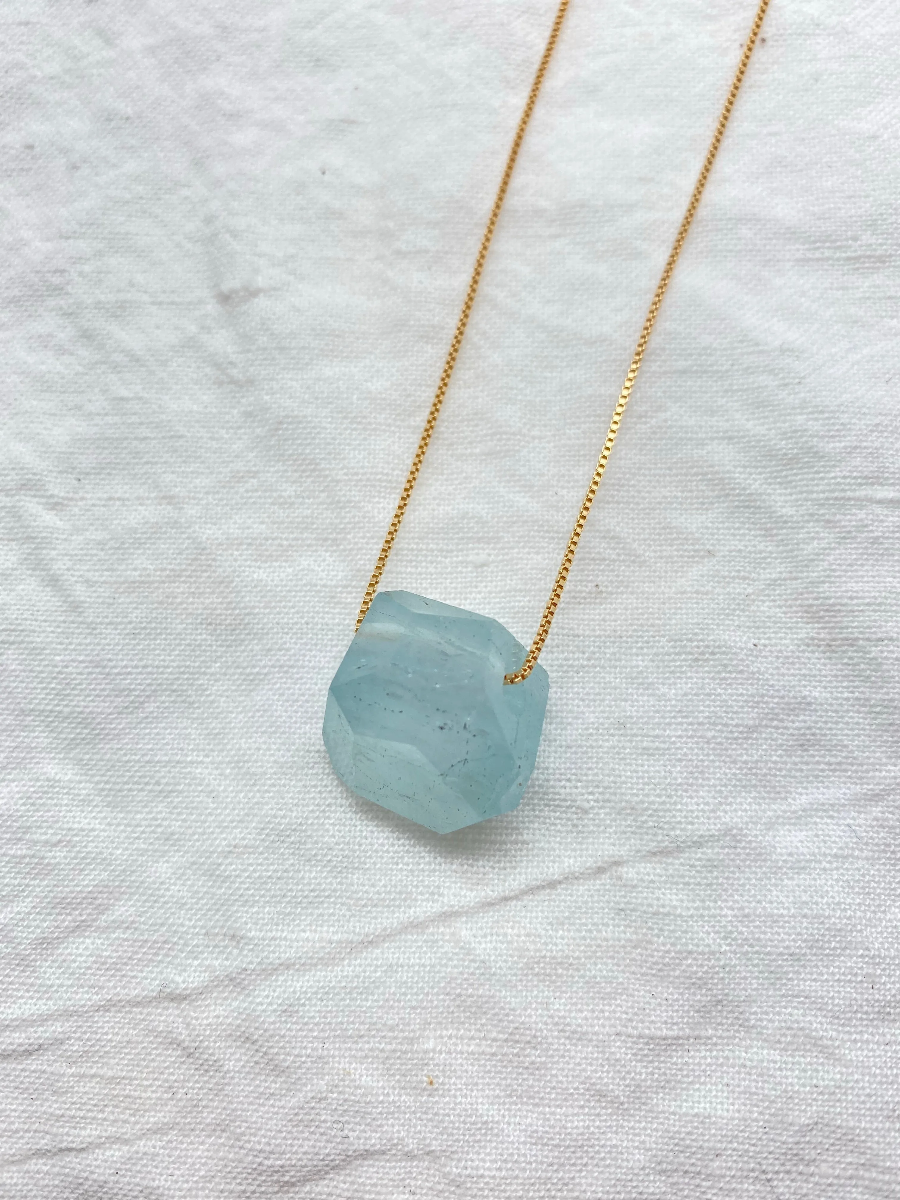 N gemstone Aquamarine