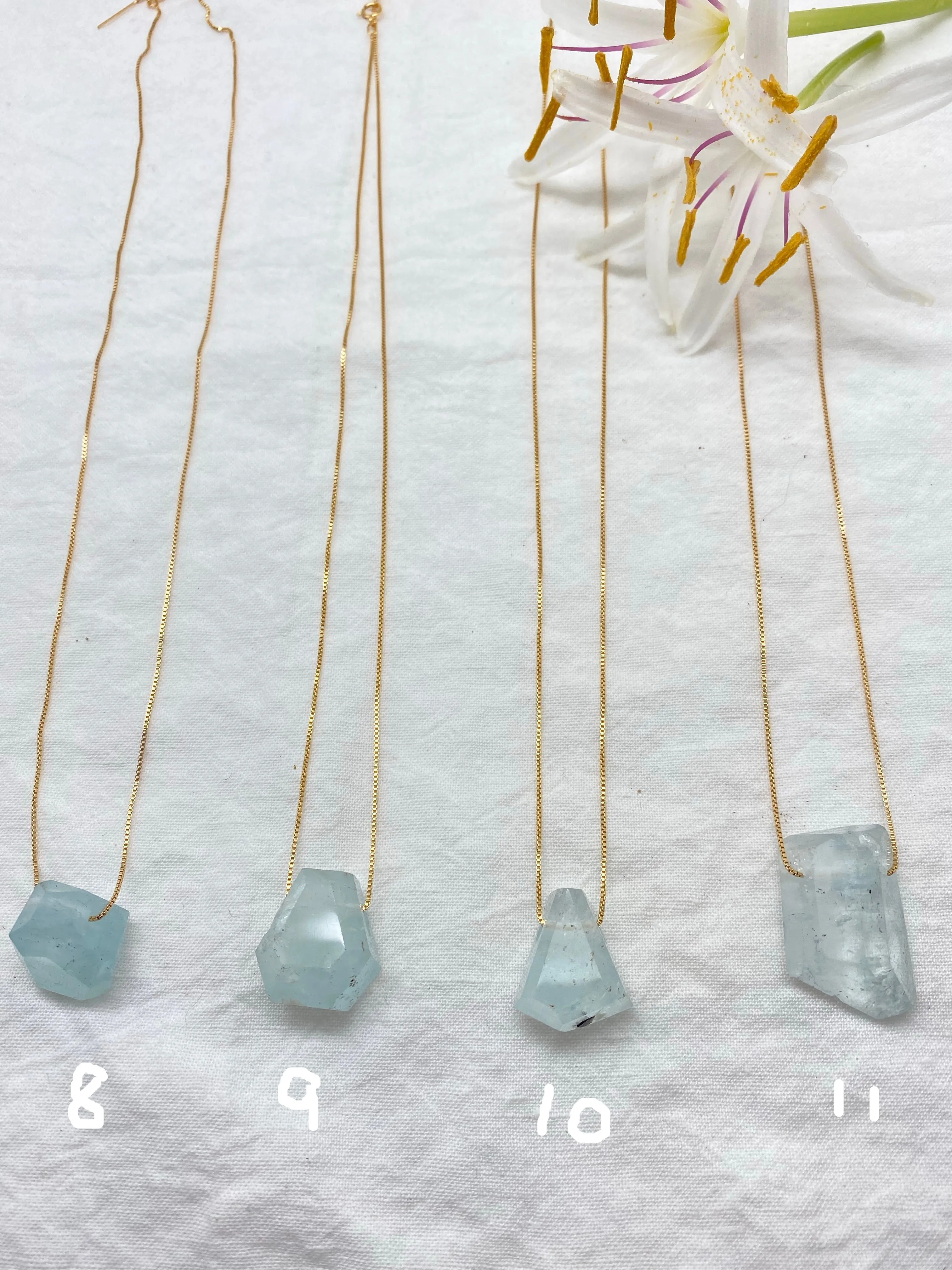 N gemstone Aquamarine