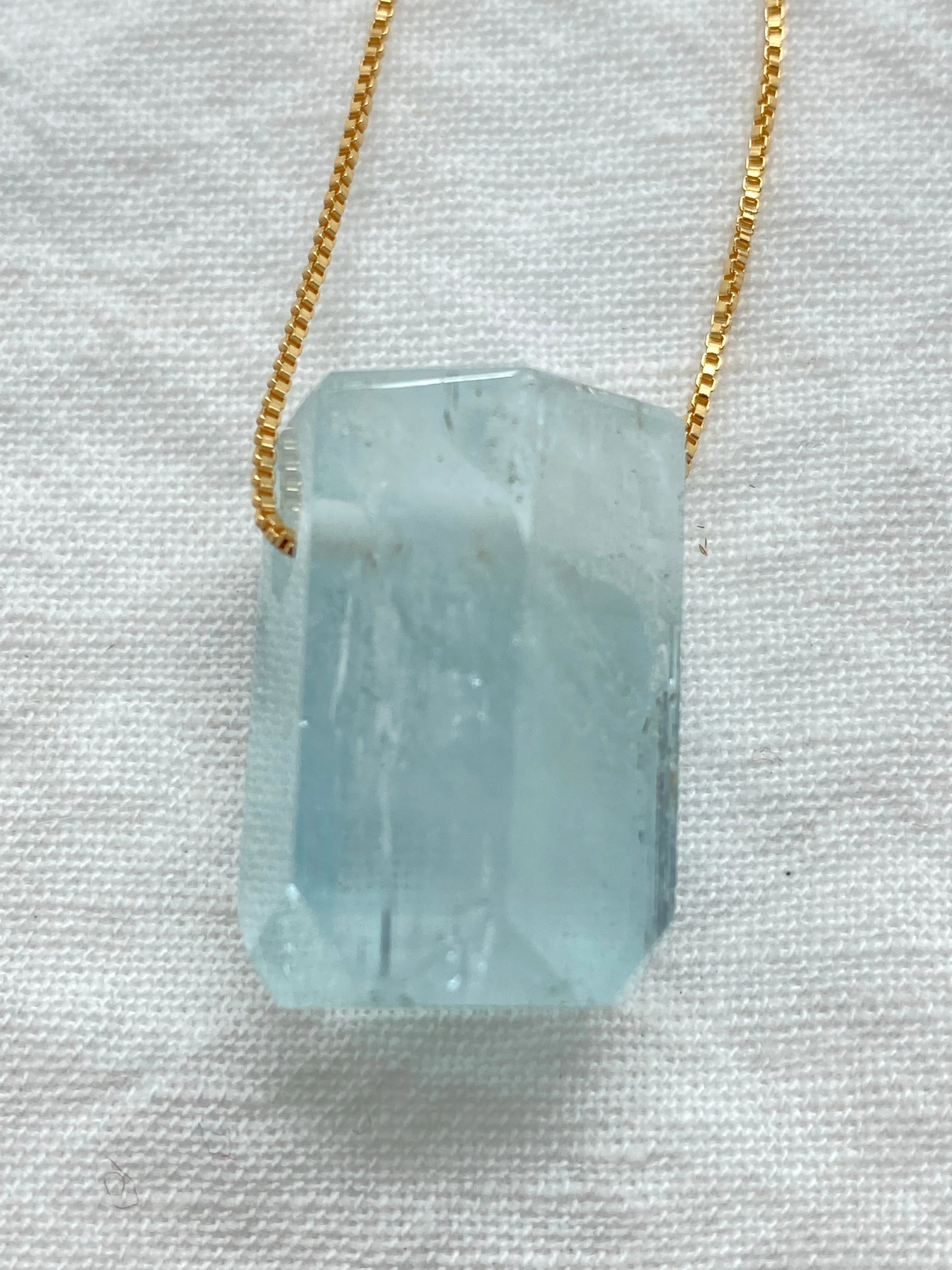 N gemstone Aquamarine