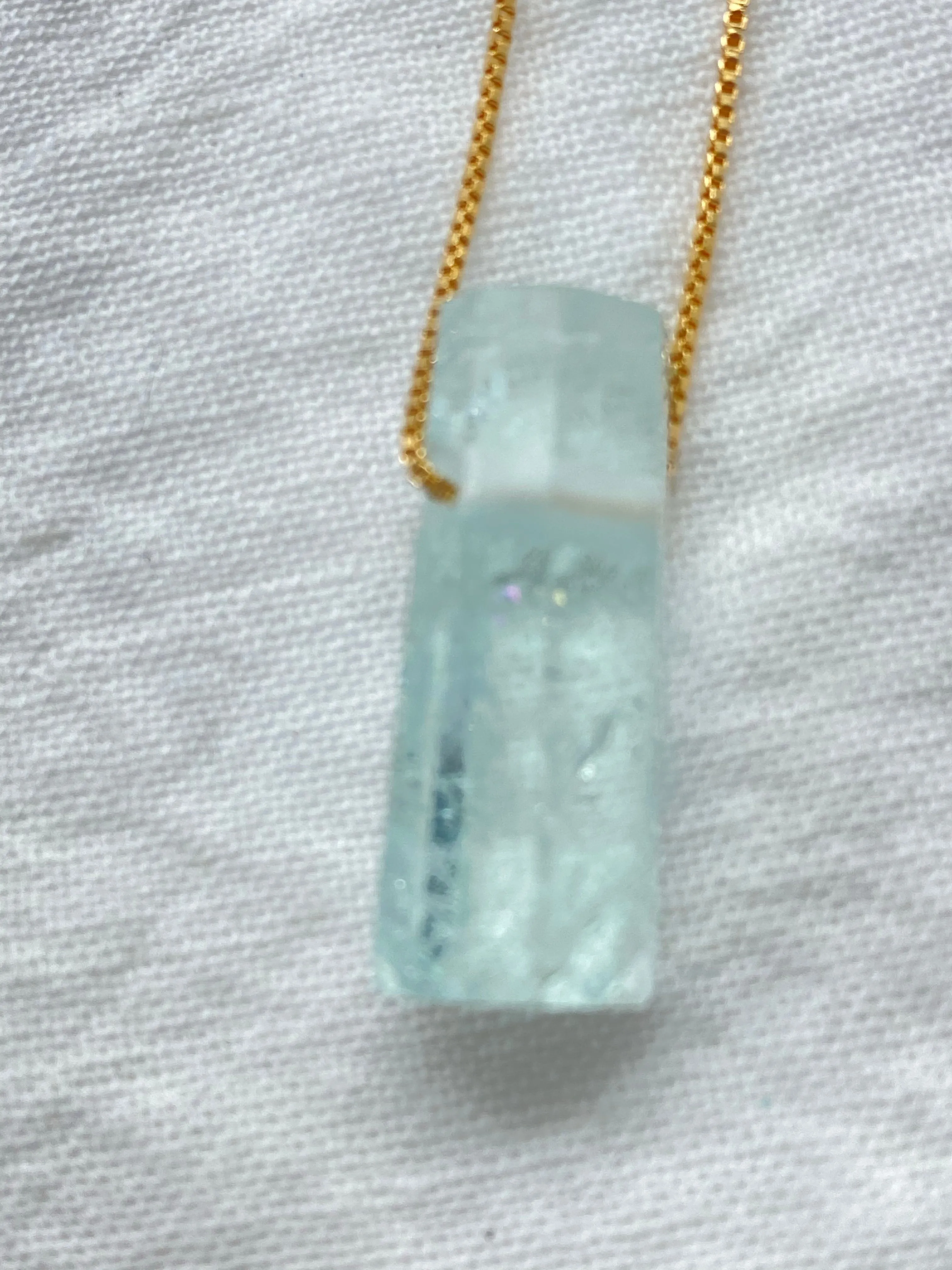 N gemstone Aquamarine