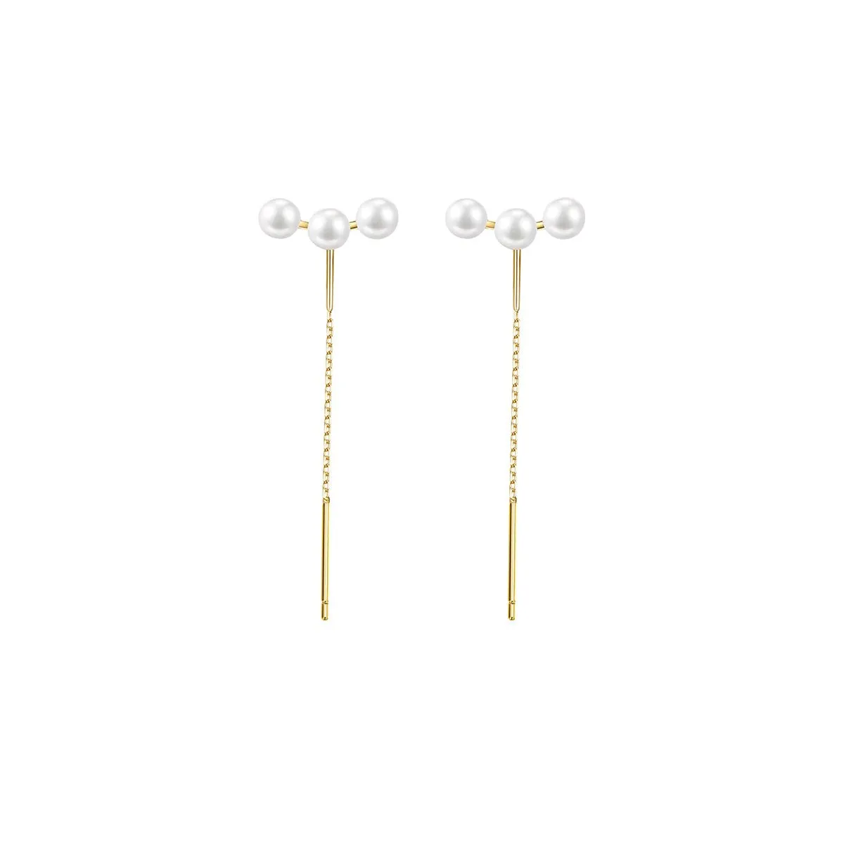 Pearl Collector Gold Earrings Set