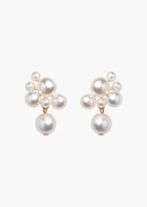 Perlita Earrings -- Pearl