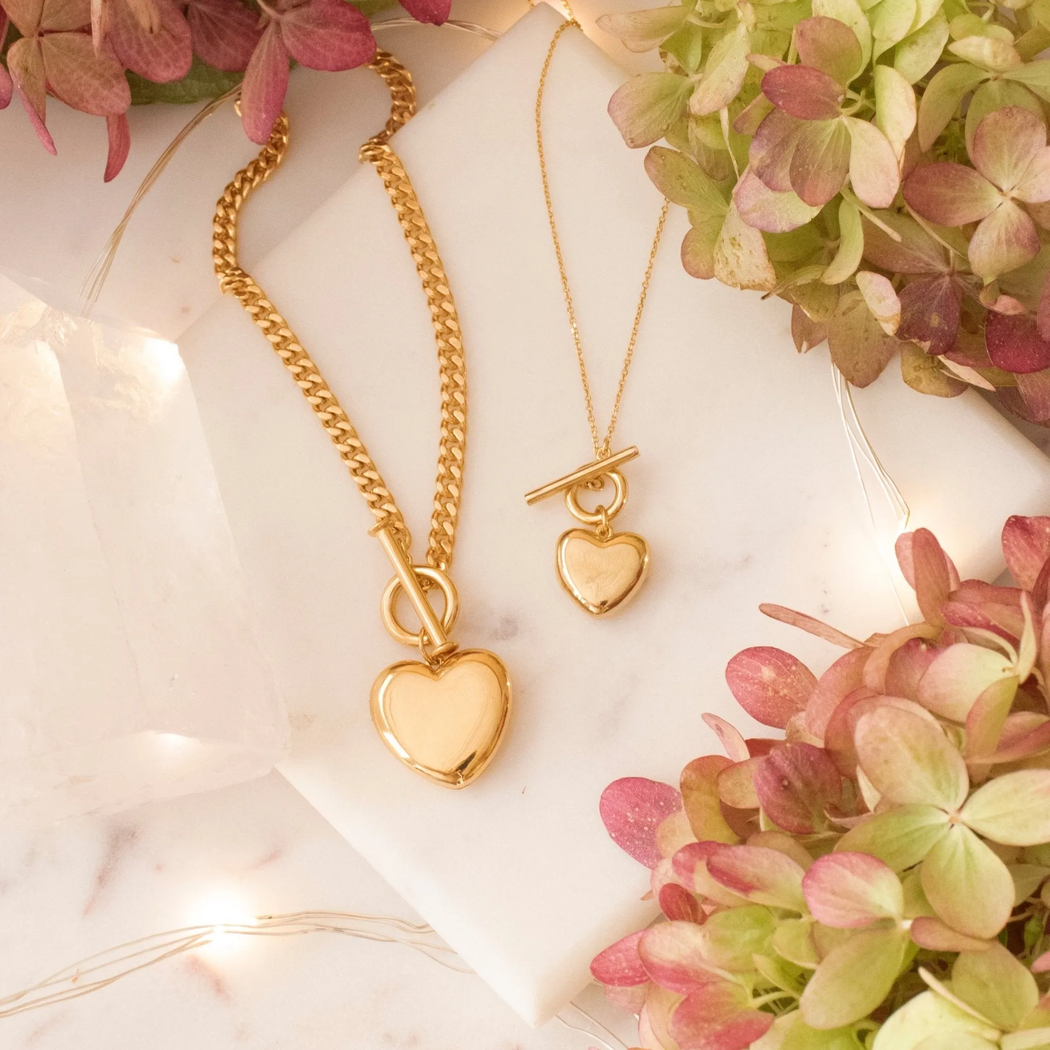 PRE-ORDER FRAICHE INSPIRE MINI SWEETHEART LOCKET NECKLACE - GOLD