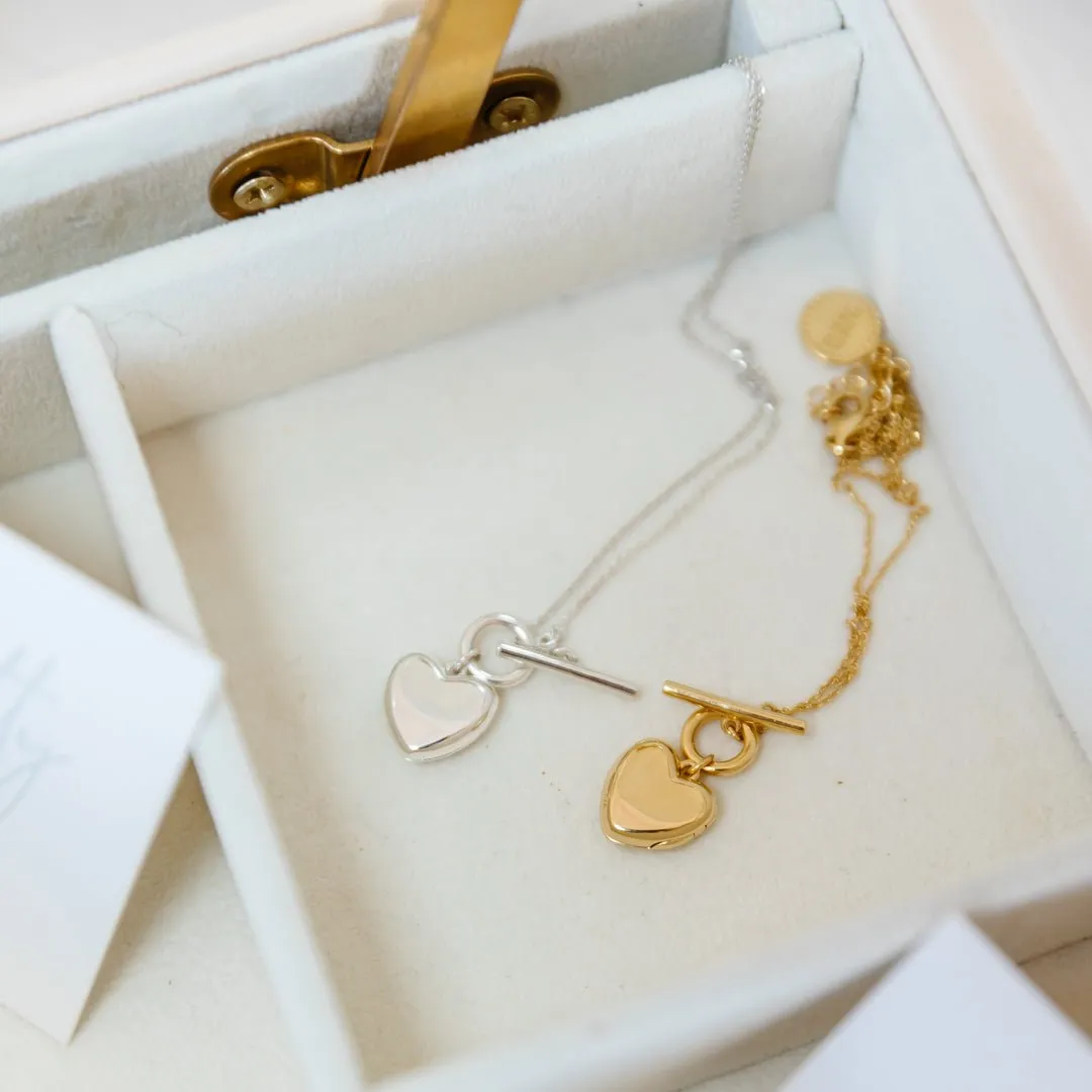 PRE-ORDER FRAICHE INSPIRE MINI SWEETHEART LOCKET NECKLACE - GOLD