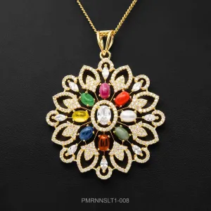 PREMIUM RATNA PEARL STONE PENDANTS PMRNNSLT1-008