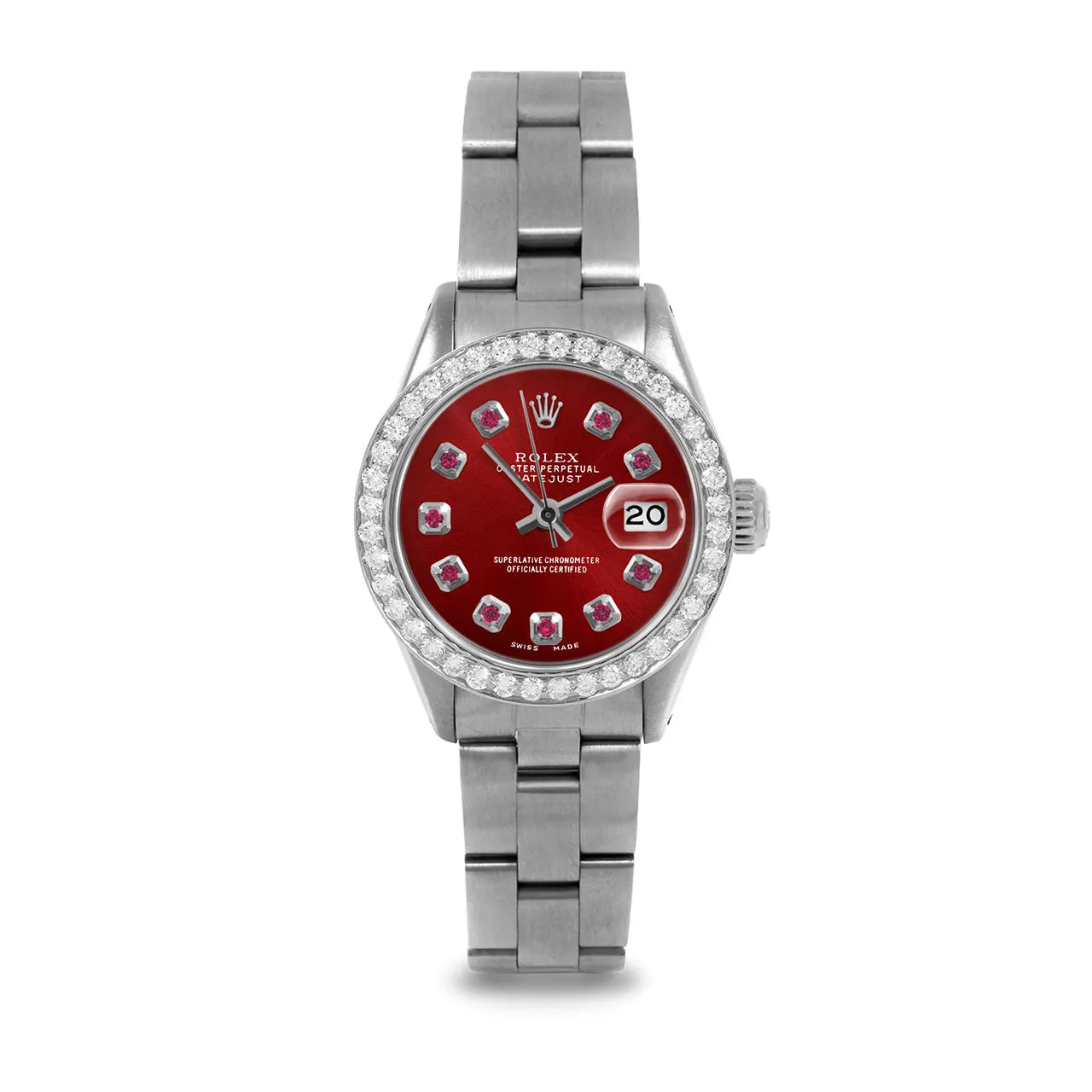 Rolex Datejust 26mm | 6917-SS-RED-RBY-AM-BDS-OYS