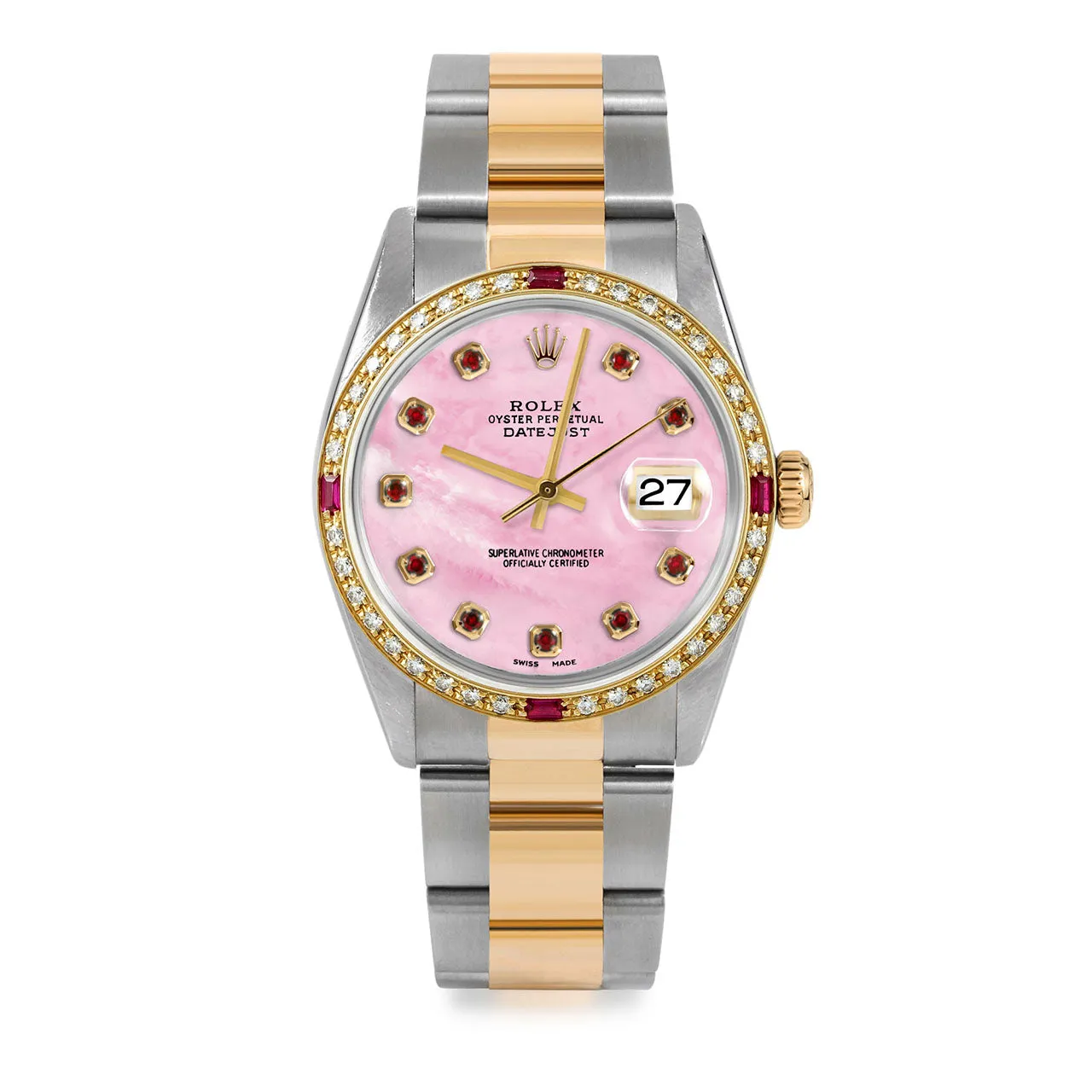 Rolex Datejust 36mm | 16233-PMOP-RBY-AM-4RBY-OYS