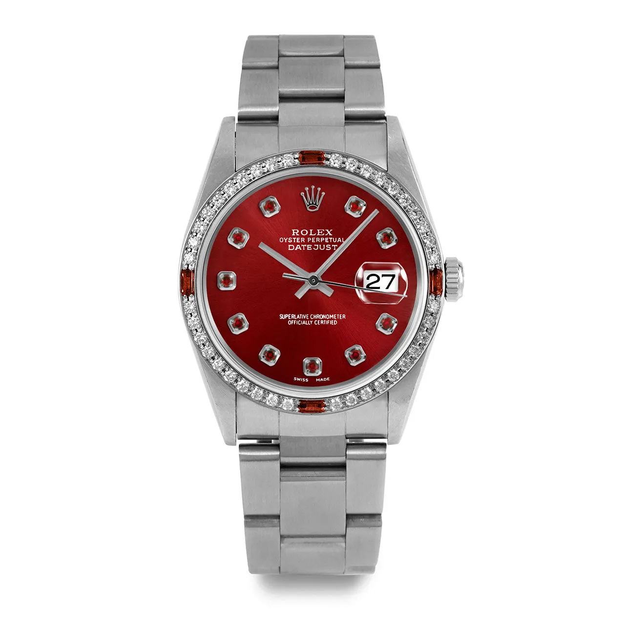 Rolex Datejust 36mm | 16234-RED-RBY-AM-4RBY-OYS