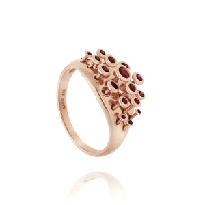 Ruby Queen Wave Ring