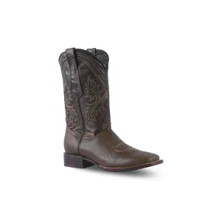 Texas Country Western Boot Savat Camel Square Toe E29