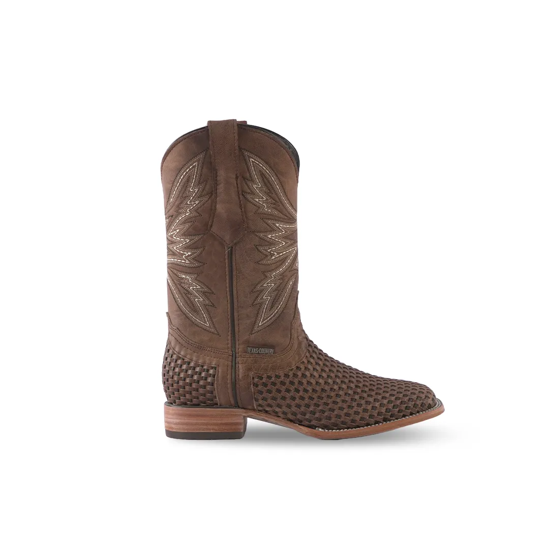 Texas Country Western Boot Sierra Orix Square Toe E634