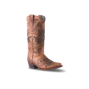 Texas Country Women's Western Boot Cedro Yellow E352