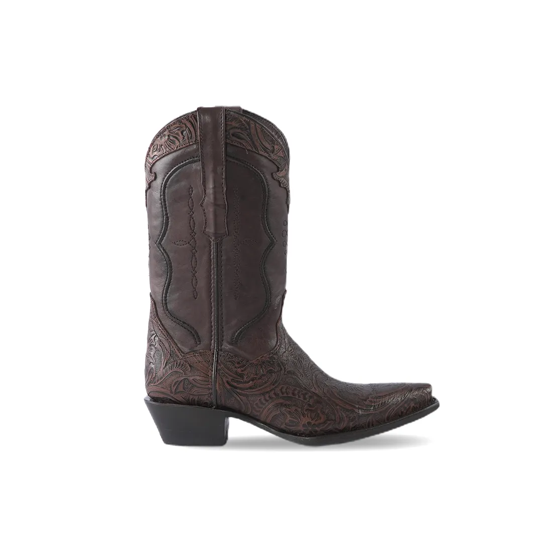 Texas Country Women's Western Boot Cincelado Flores E743