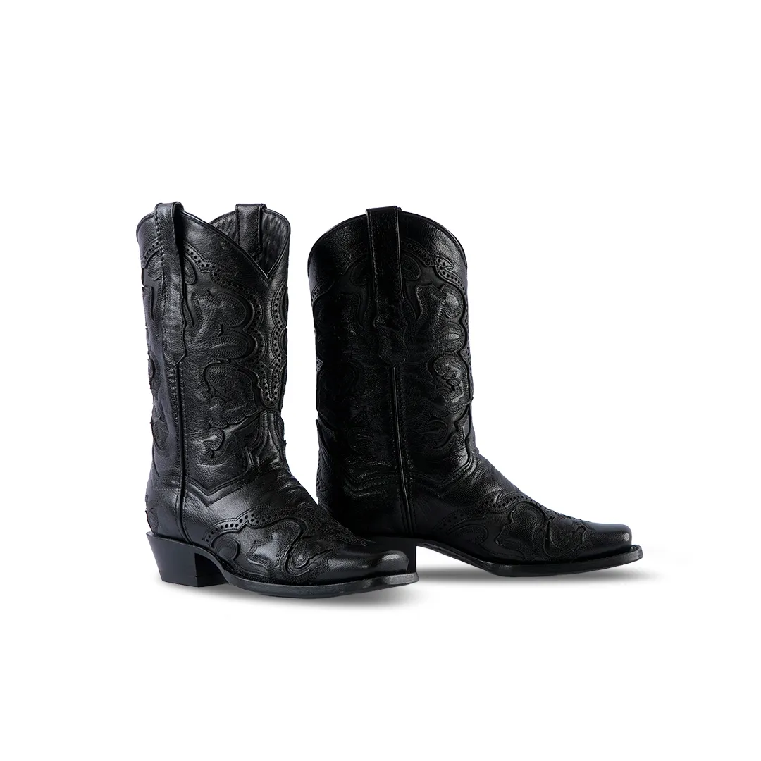 Texas Country Womens Western Boot Rush Black Frontier E716